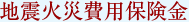地震火災費用保険金
